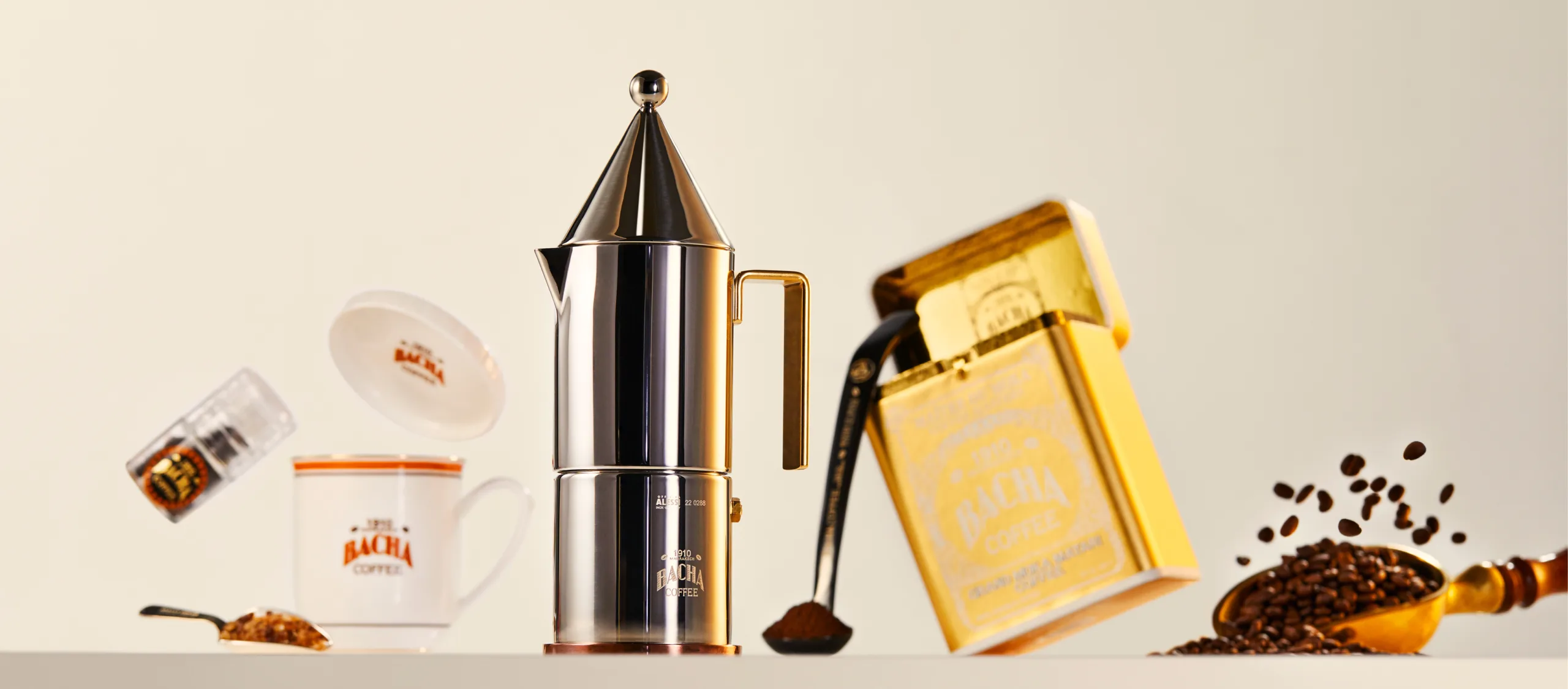 Bacha Coffee & Alessi Reinvent the La Conica Espresso Pot - V3 Gourmet